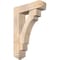 Ekena Millwork Merced Arts and Crafts Smooth Bracket w/ Offset Brace, Douglas Fir, 7 1/2"W x 28"D x 40"H BKT0806X28X40MRC03SDF - alternate 1